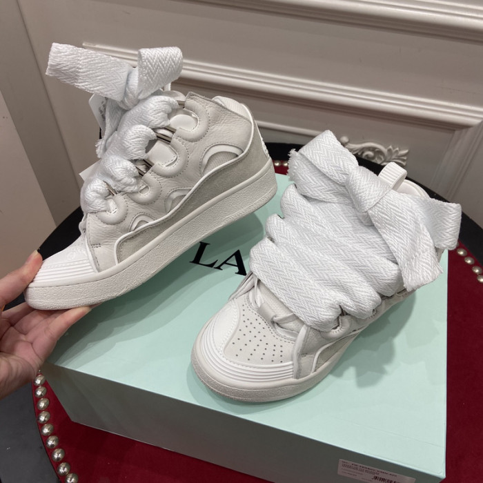 lanv1n leather curb sneakers