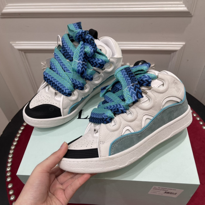 lanv1n leather curb sneakers